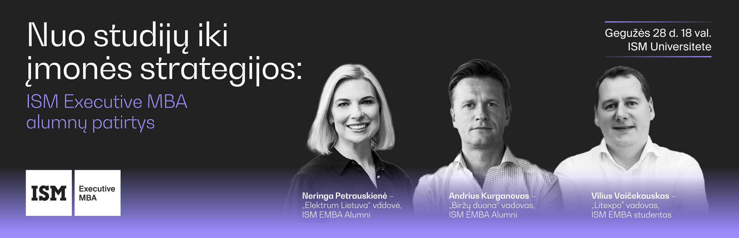 ISM Executive MBA alumnų renginys